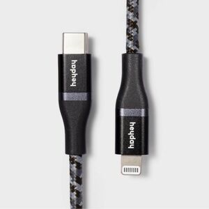 6' Lightning to USB-C Braided Fast Charging Cable